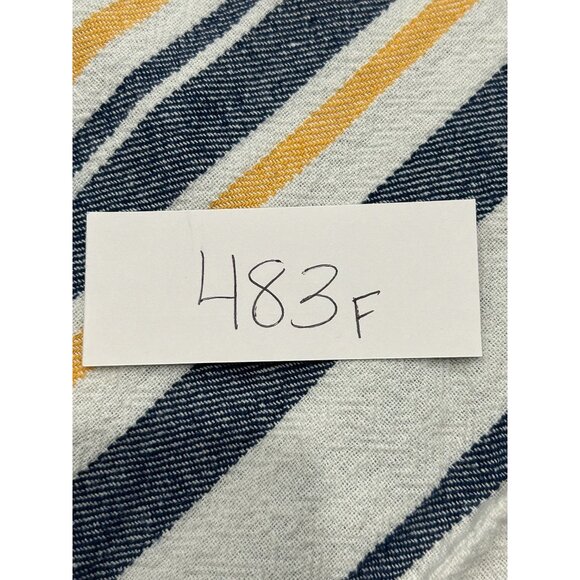 Just Living Casual Striped Relaxed Fit Pants Size M Linen Cotton Blend - Picture 8 of 8